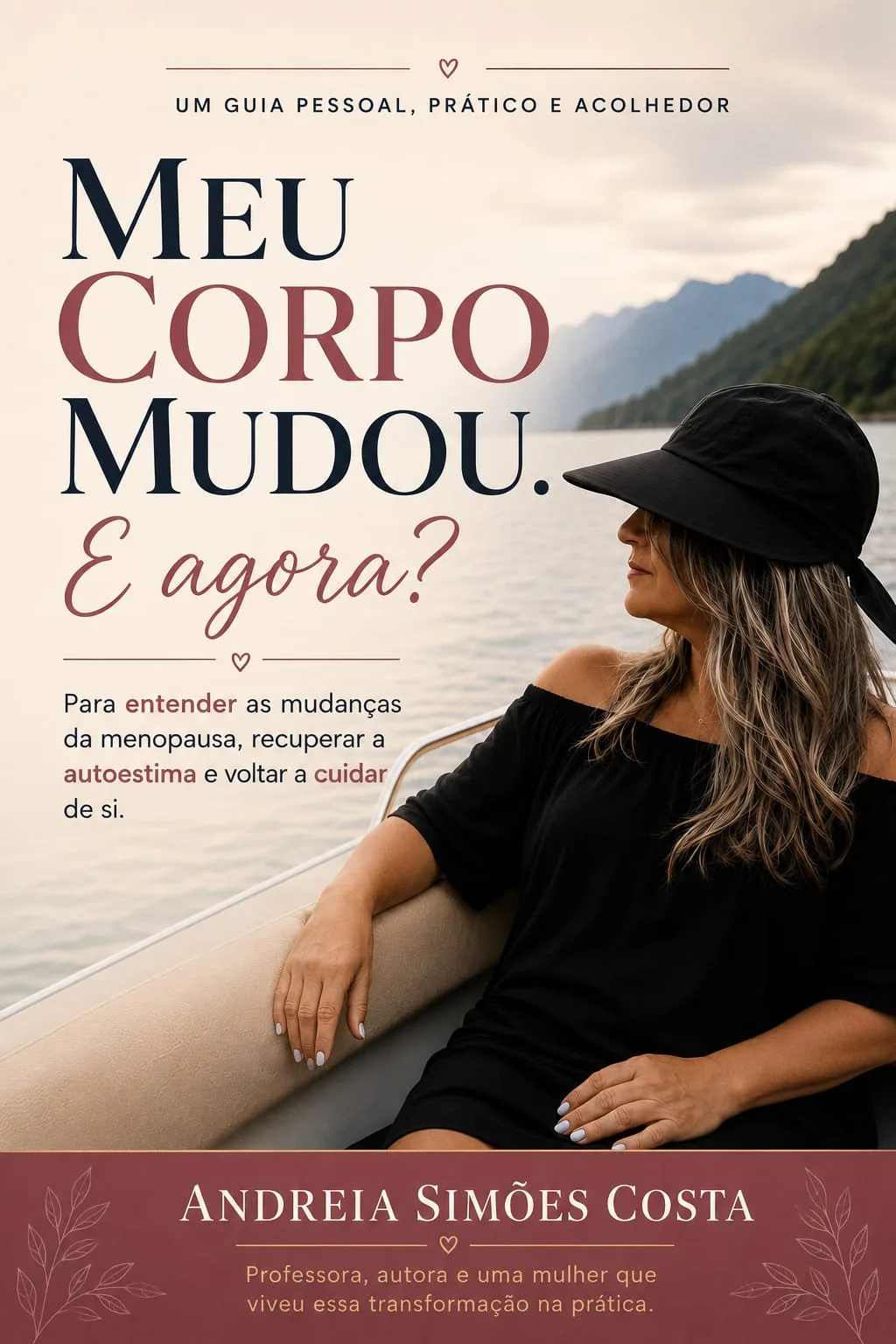 Capa do livro Meu Corpo Mudou. E agora?, de Andreia Simões Costa